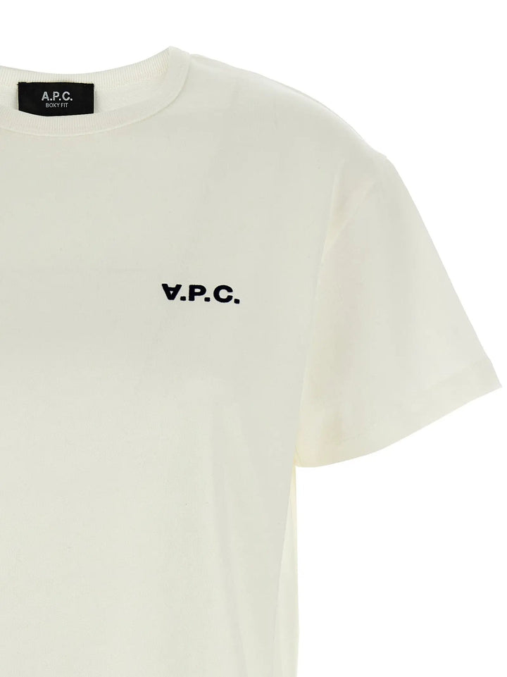 A.P.C. White Cotton T-Shirt