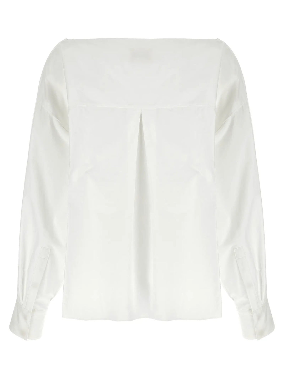 Khaite White Cotton Blouse