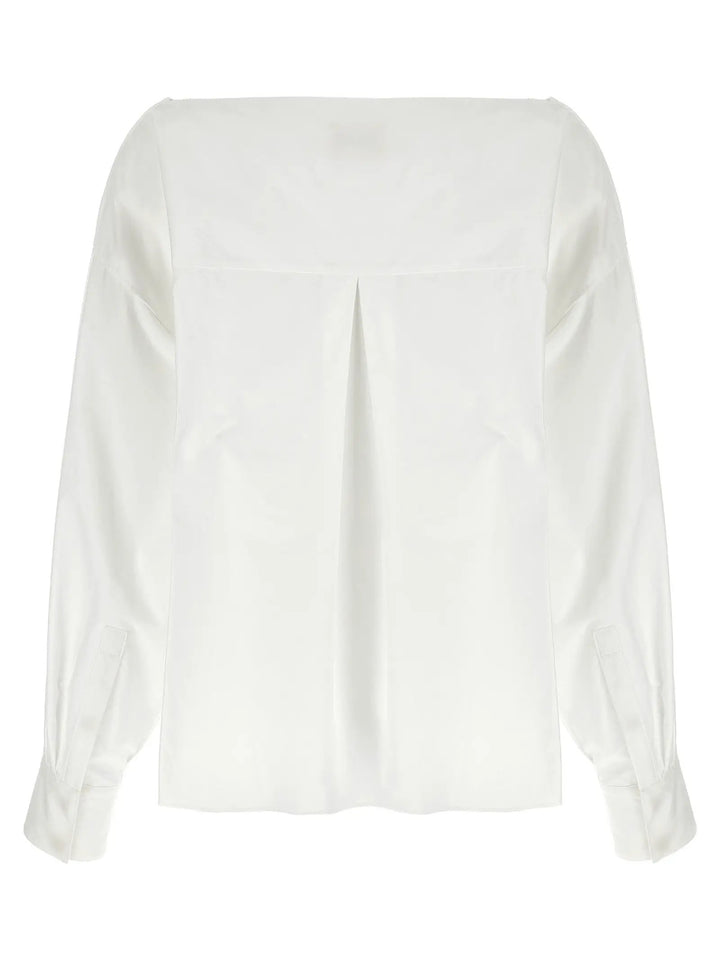 Khaite White Cotton Blouse