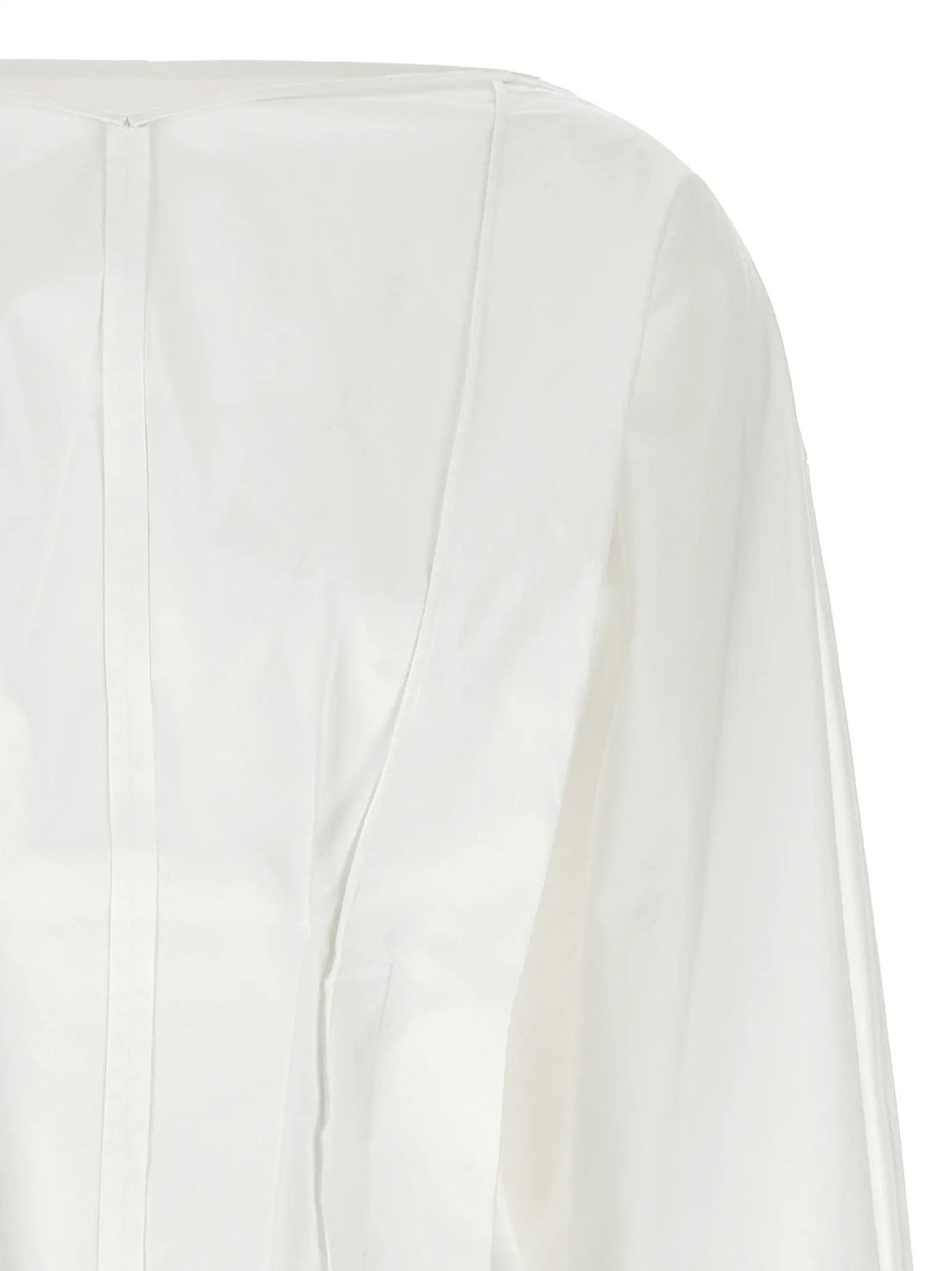Khaite White Cotton Blouse