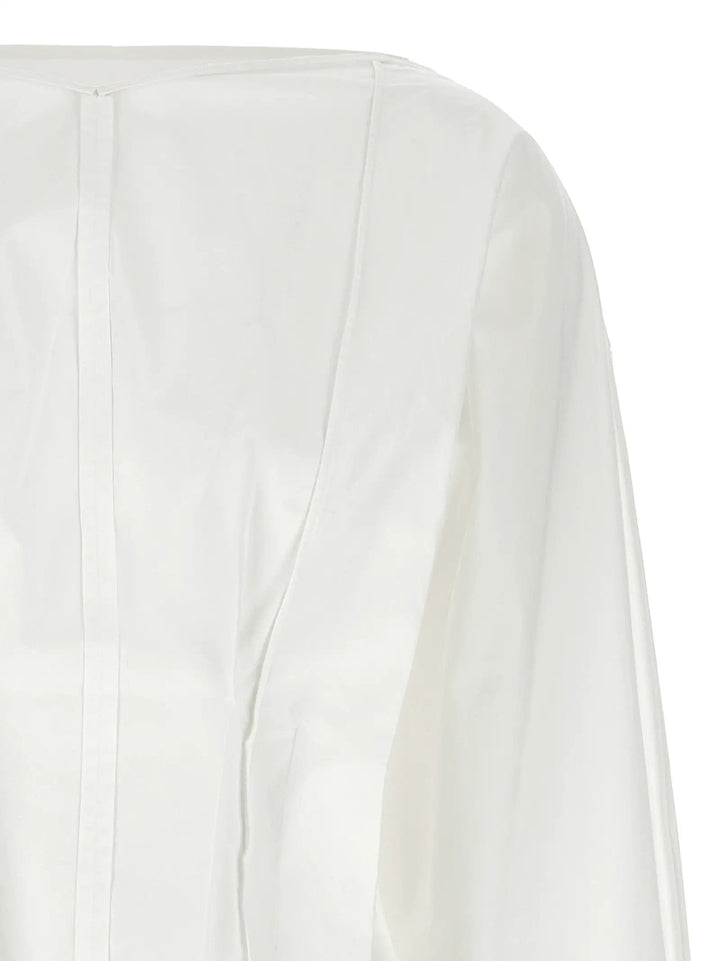 Khaite White Cotton Blouse