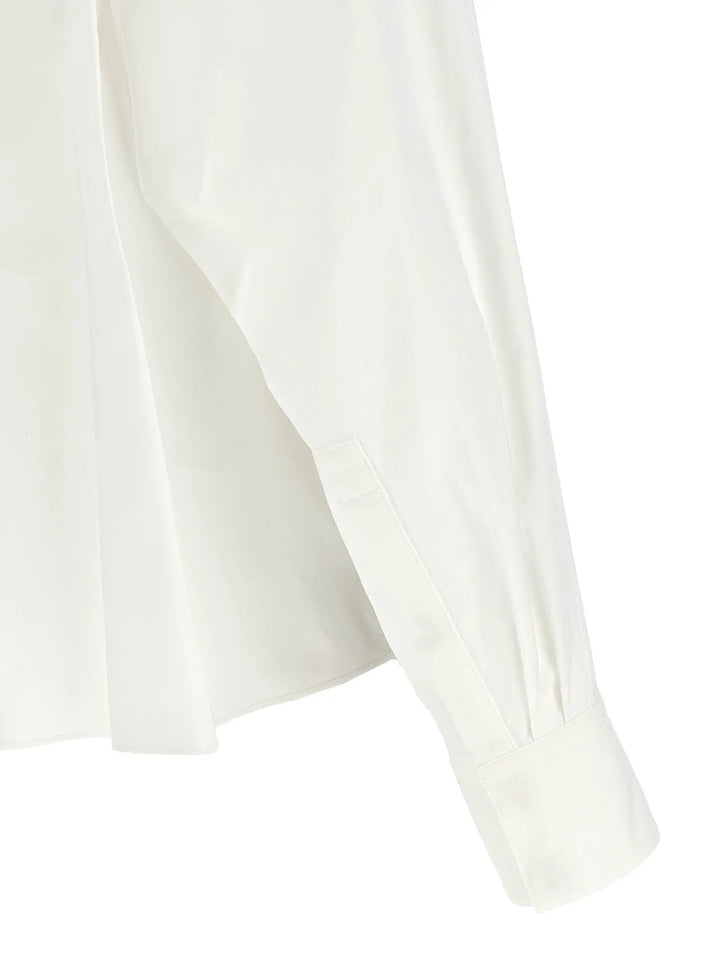Khaite White Cotton Blouse