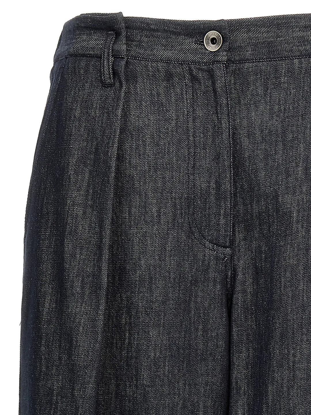 Brunello Cucinelli Blue Cotton Casual Pants