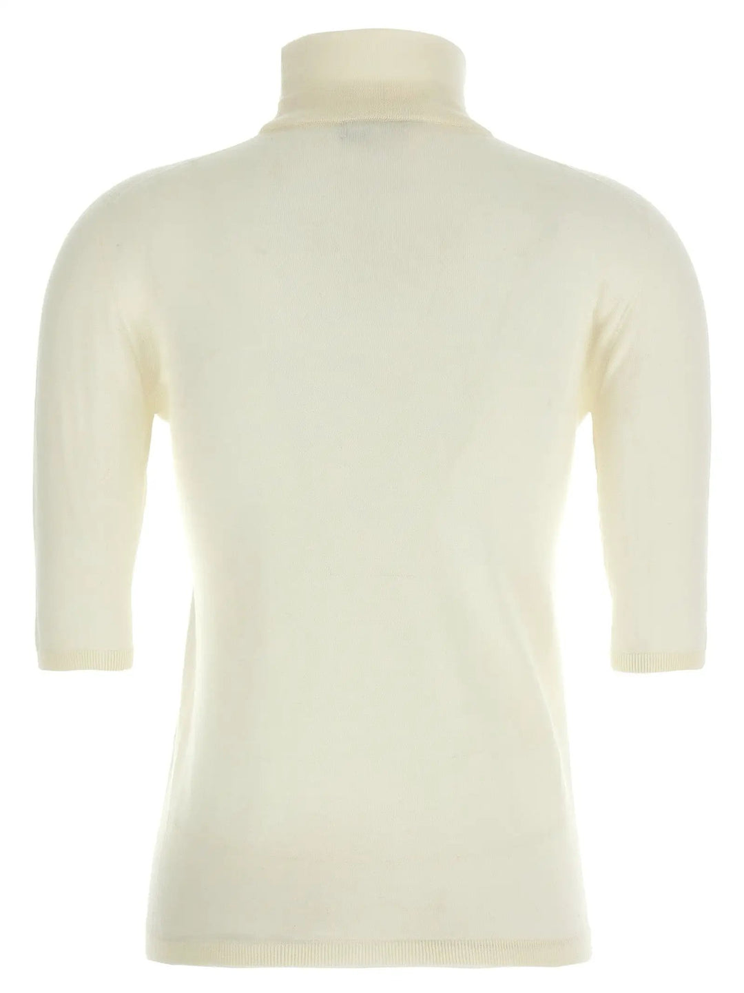 Max Mara White Virgin Wool Cardigan