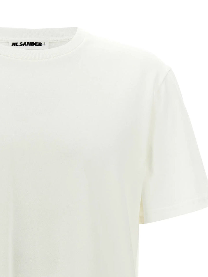Jil Sander White Cotton T-Shirt