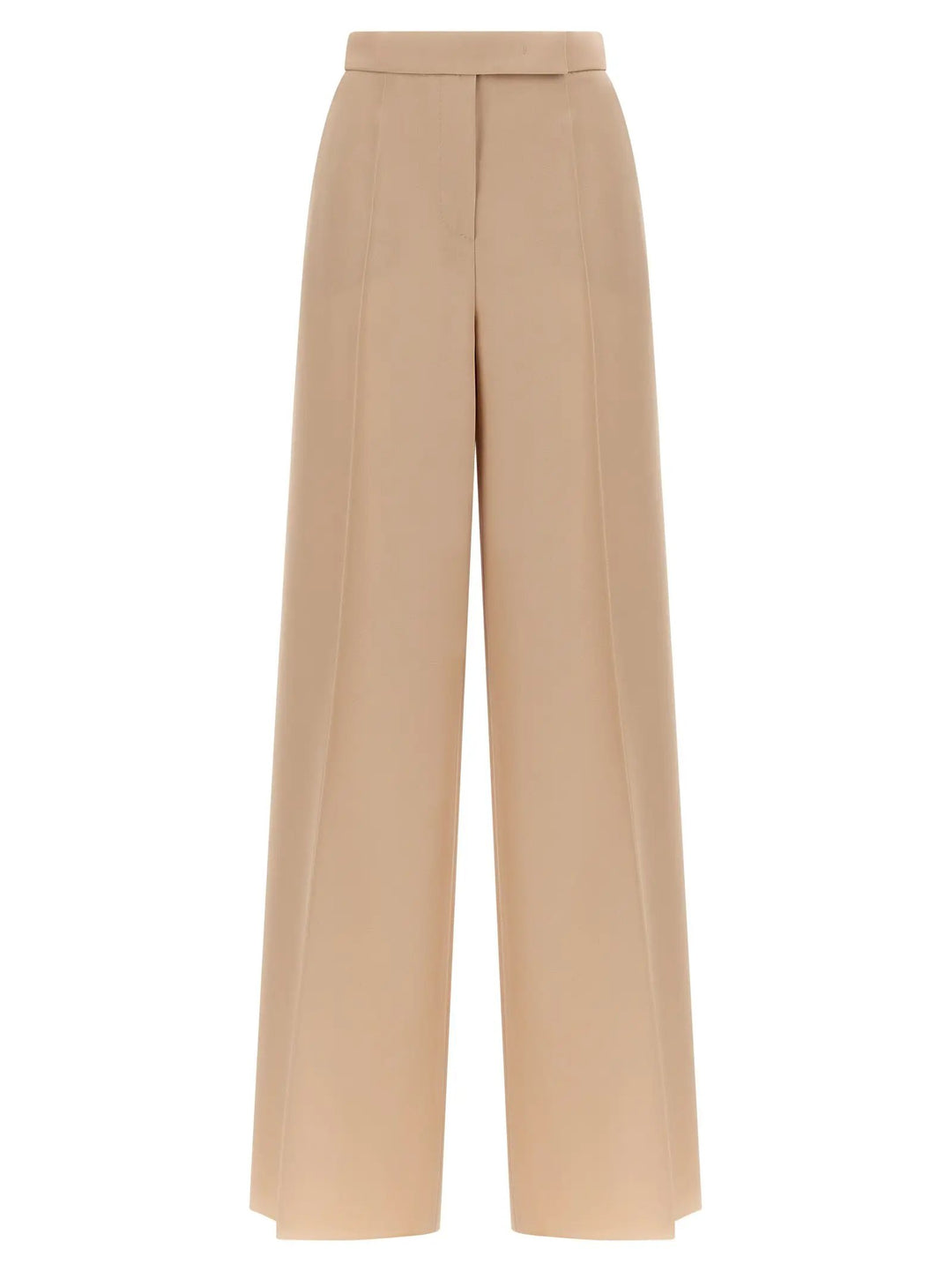 Max Mara Beige Virgin Wool Casual Pants