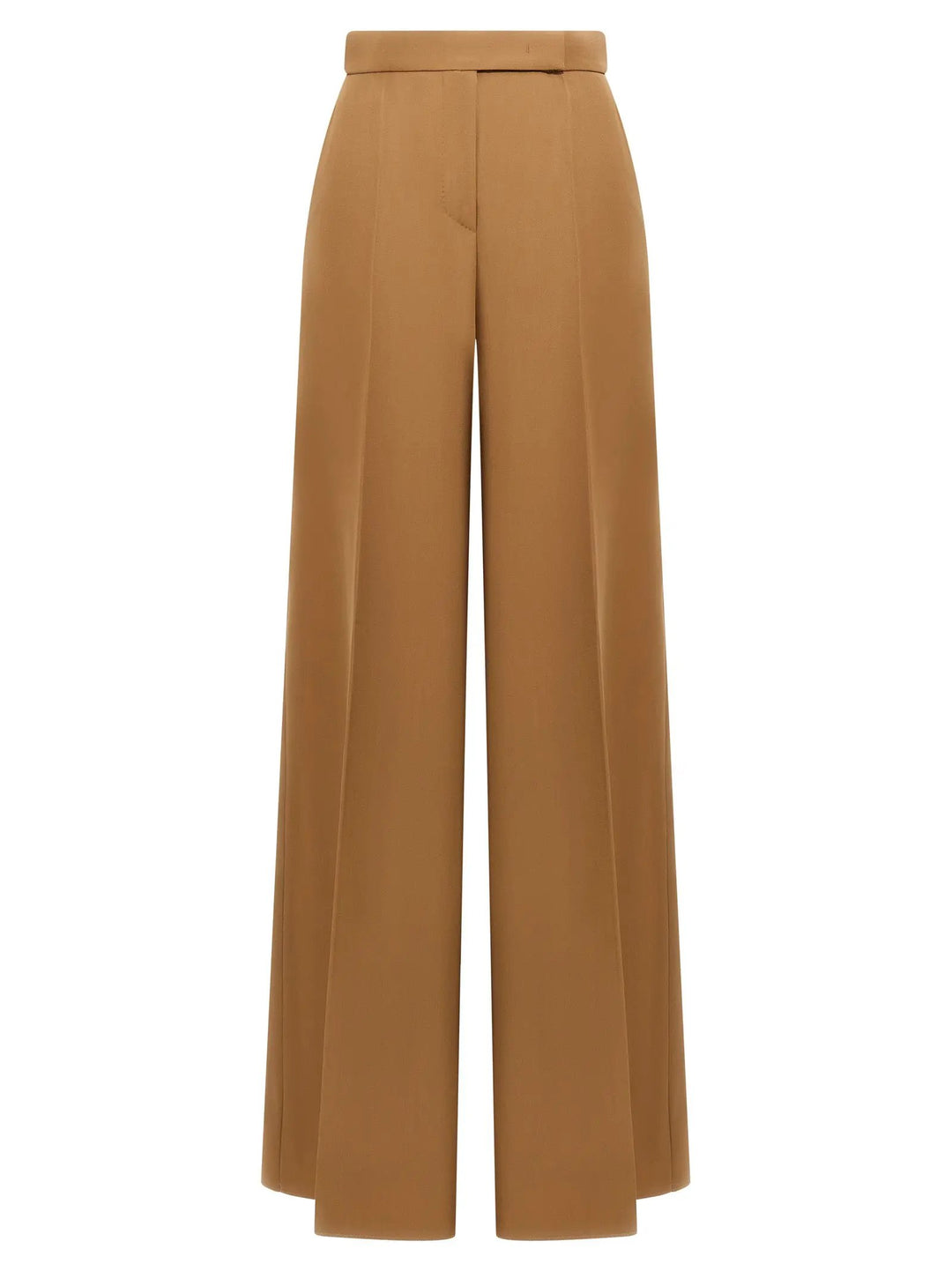 Max Mara Brown Virgin Wool Casual Pants