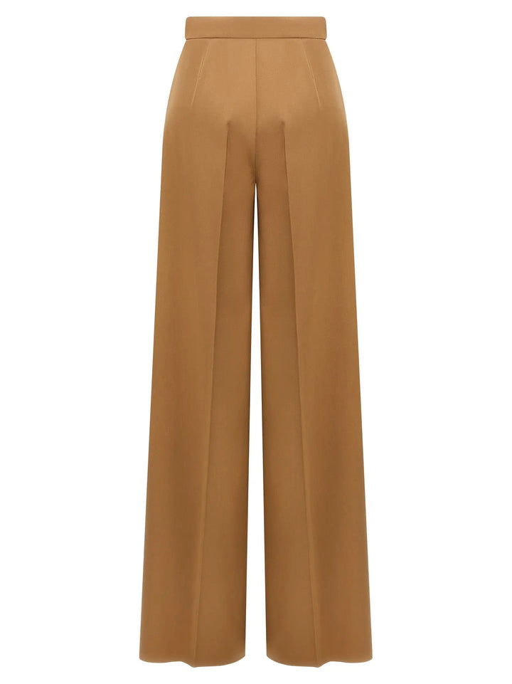 Max Mara Brown Virgin Wool Casual Pants