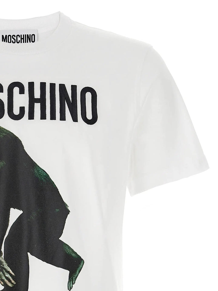 Moschino White Cotton T-Shirt
