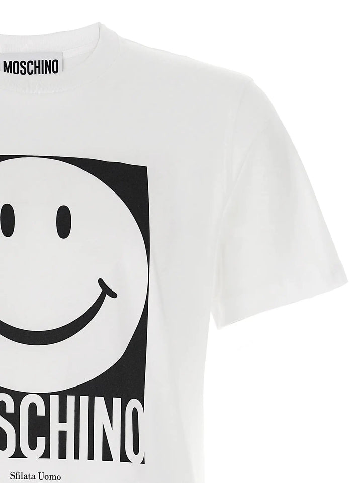 Moschino White Cotton T-Shirt