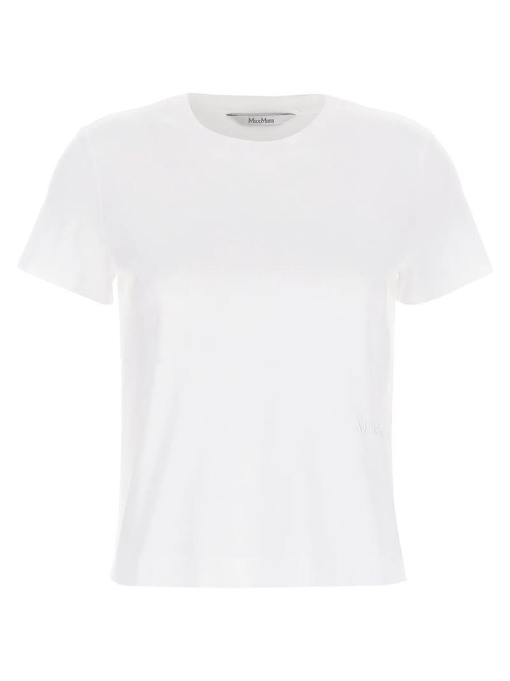 Max Mara Sample Sale | Max Mara White Cotton T-Shirt - | Designer outlet