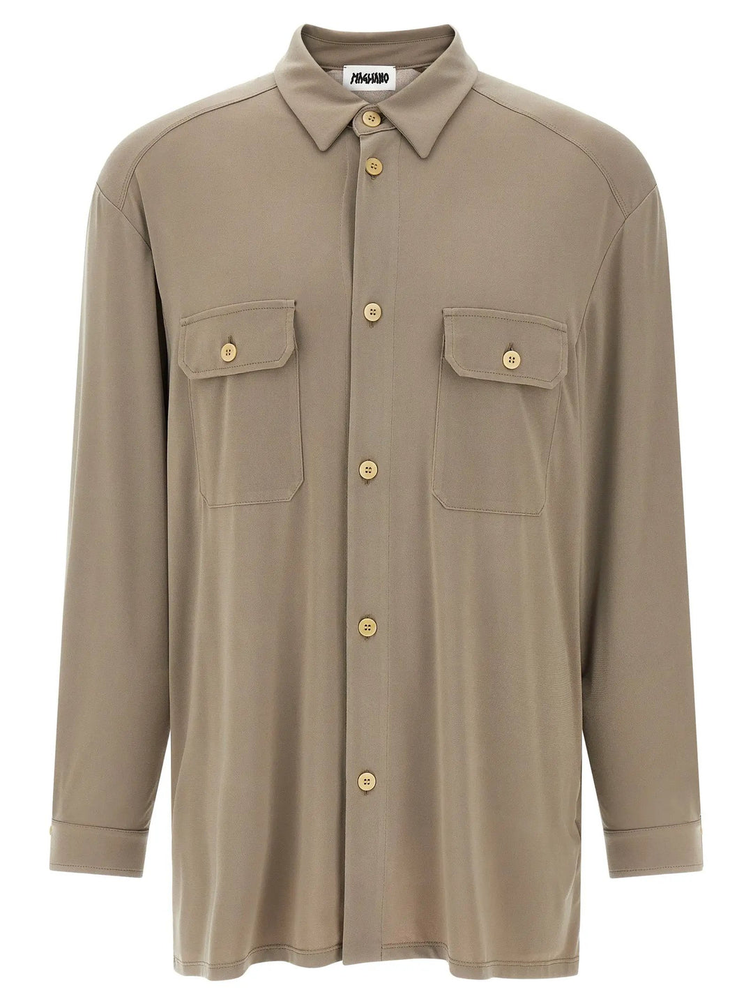Magliano Gray Polyester Blouse