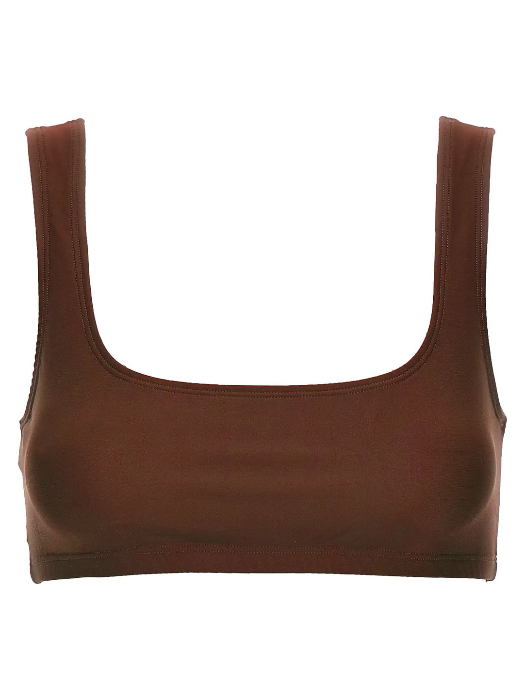 The Andamane Sample Sale | The Andamane Brown Polyamide Tank Tops - | Designer outlet