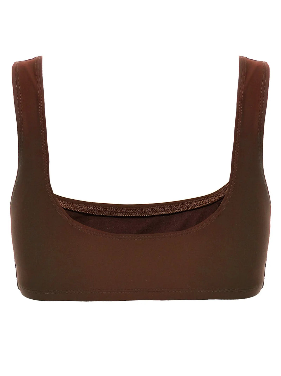 The Andamane Sample Sale | The Andamane Brown Polyamide Tank Tops - | Designer outlet