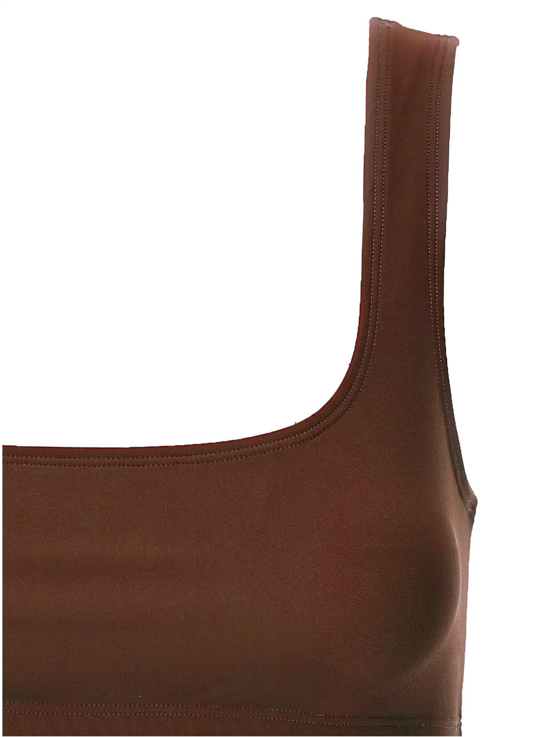 The Andamane Sample Sale | The Andamane Brown Polyamide Tank Tops - | Designer outlet