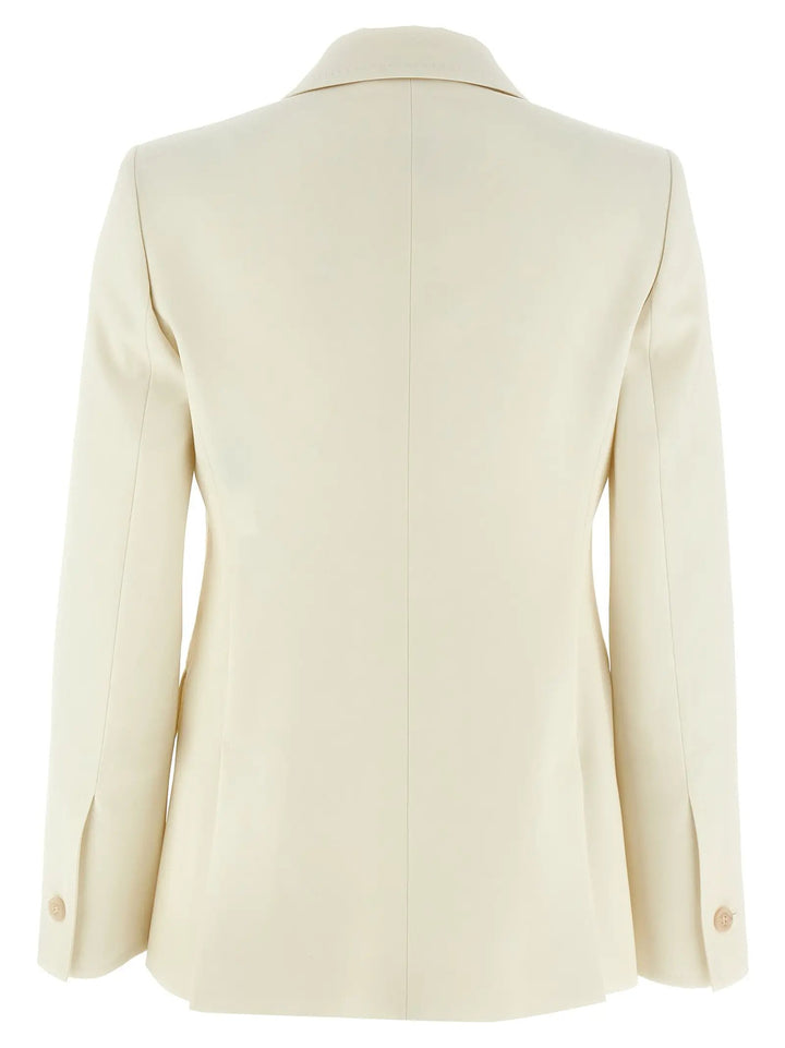 Max Mara White Virgin Wool Blazer