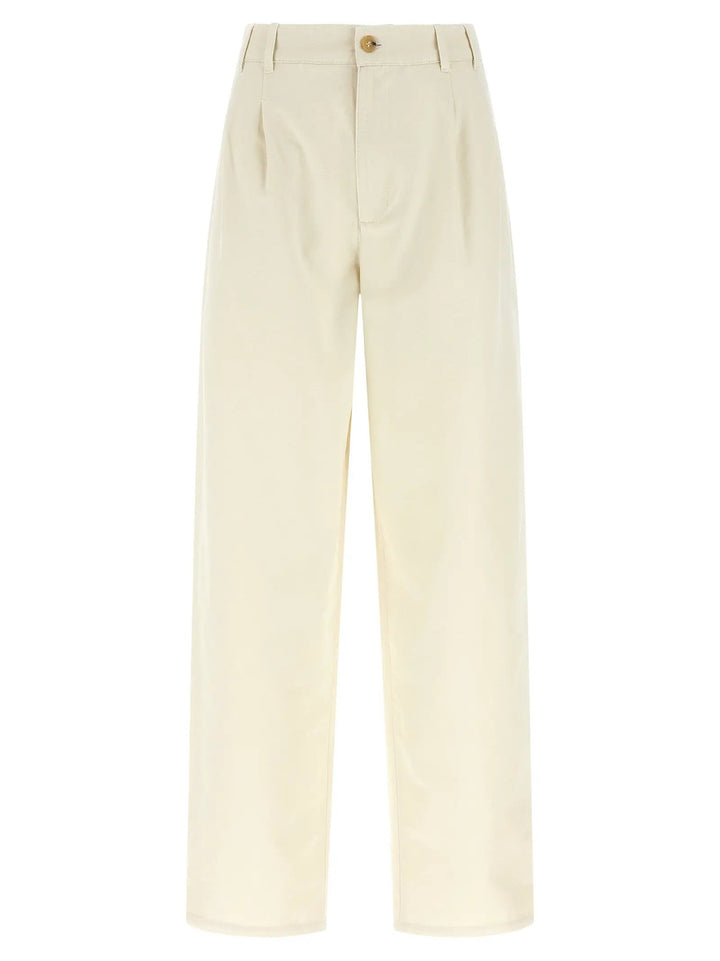A.P.C. Beige Cotton Casual Pants