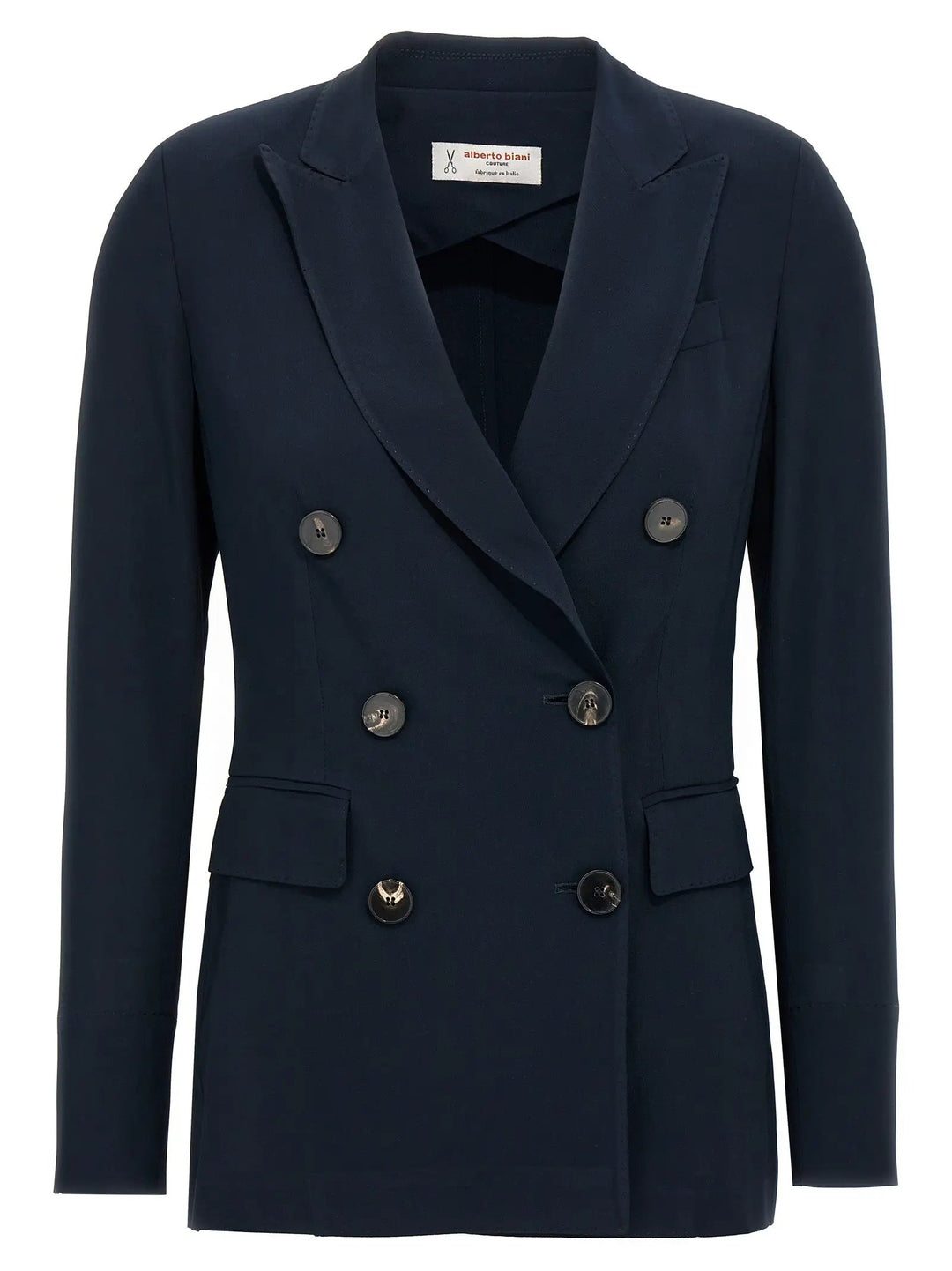 Alberto Biani Blue Viscose Blazer