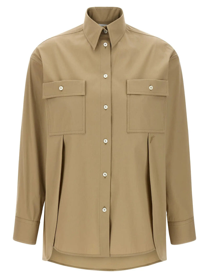 Ferragamo Beige Cotton Blouse
