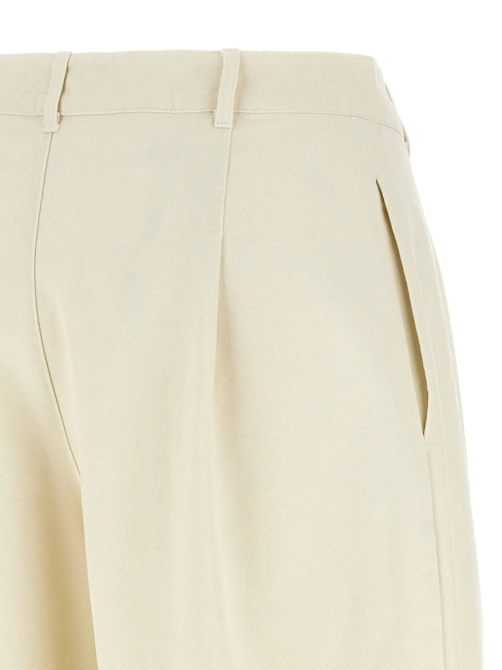 A.P.C. Beige Cotton Casual Pants