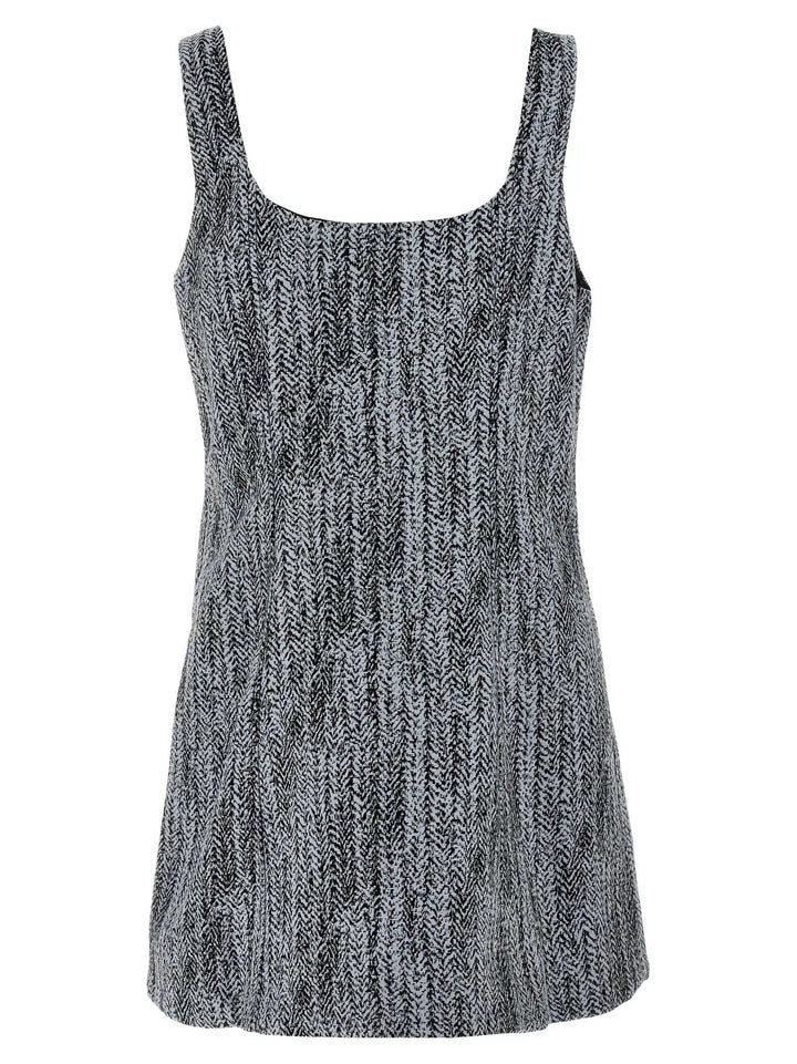 Ganni Multicolor Cotton Short Dress