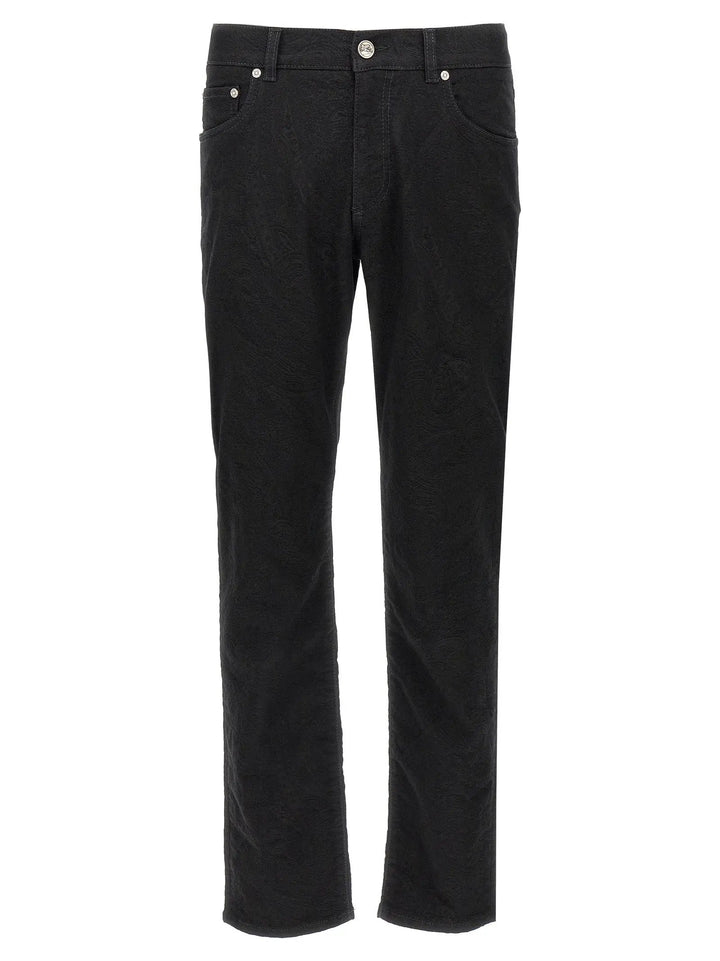 Etro Black Cotton Jeans Denim