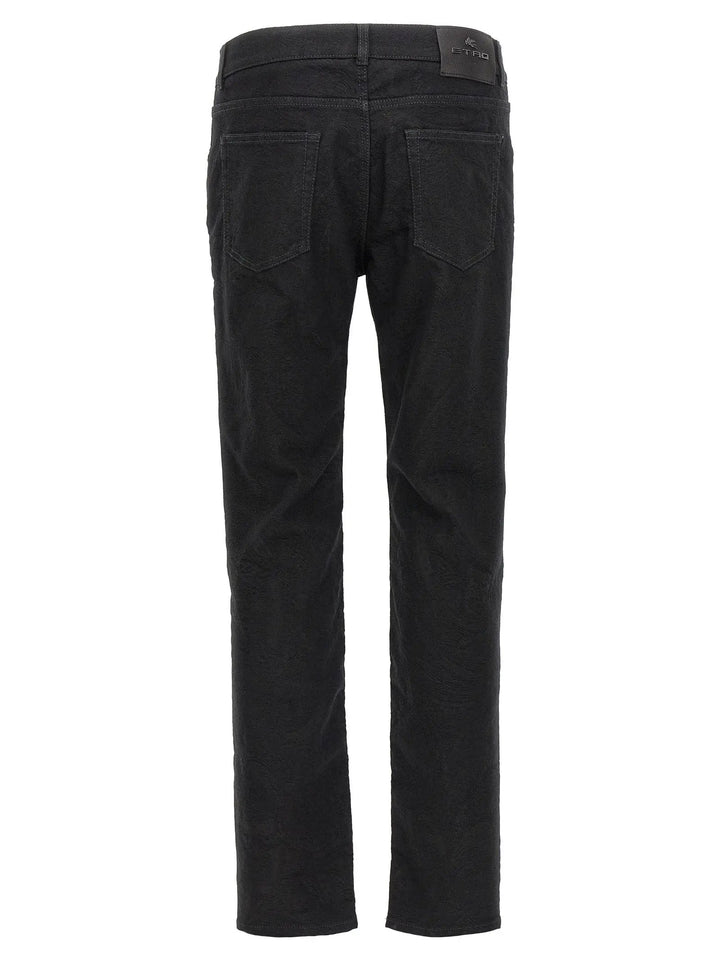Etro Black Cotton Jeans Denim