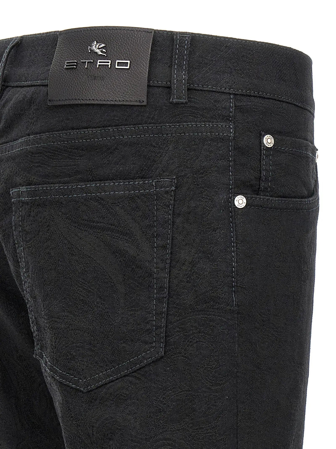 Etro Black Cotton Jeans Denim
