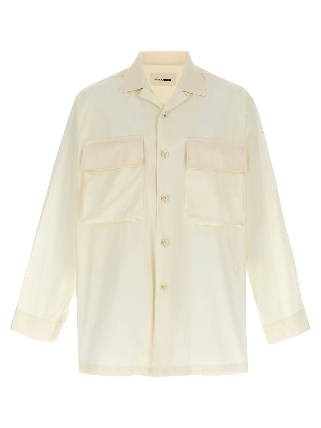 Jil Sander White Cotton Blouse