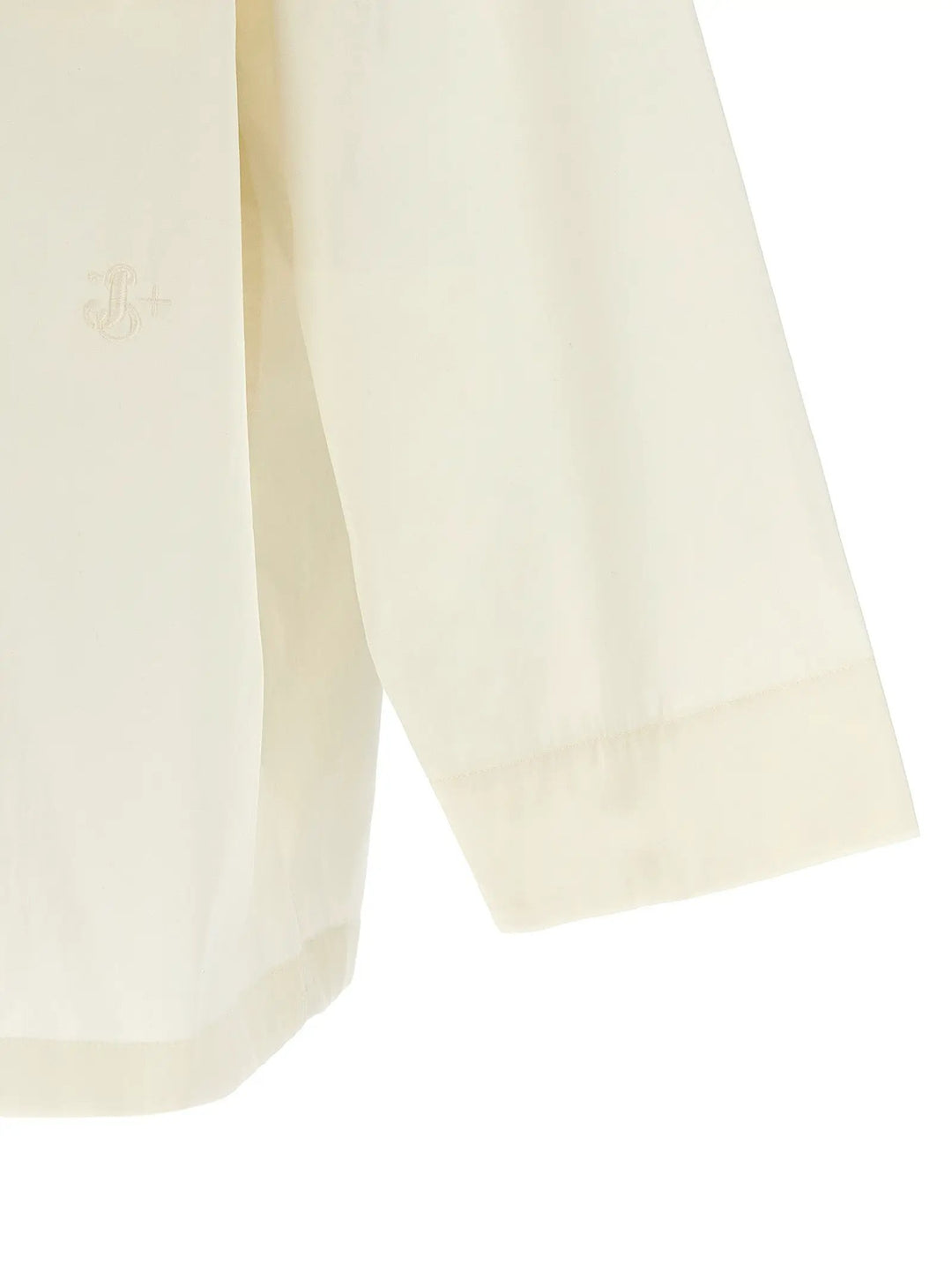Jil Sander White Cotton Blouse