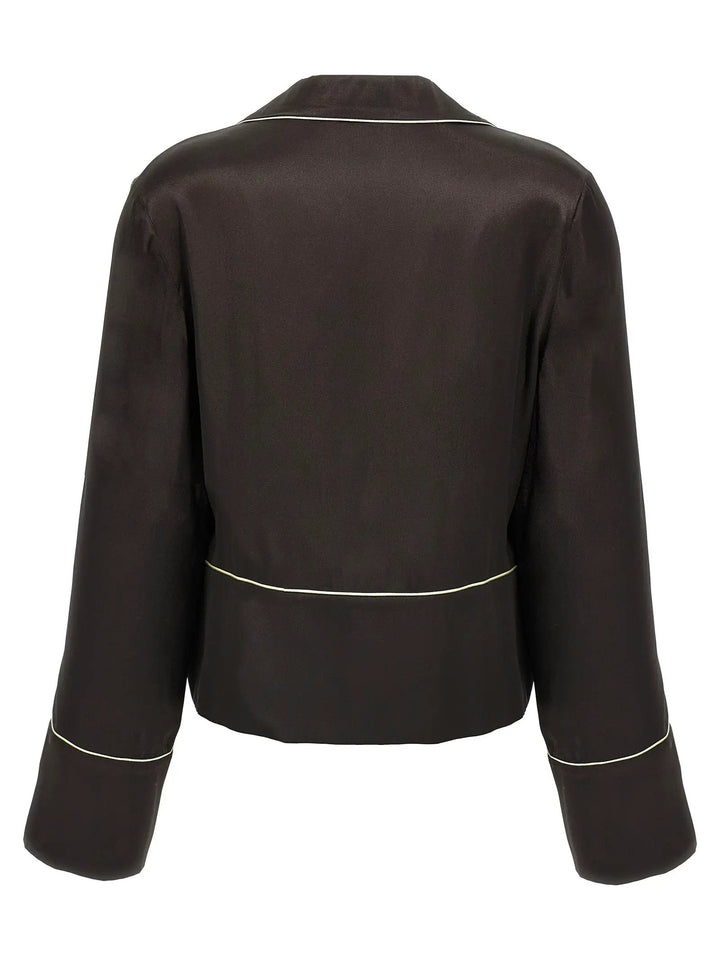 Off-White Black Acetate Blouse