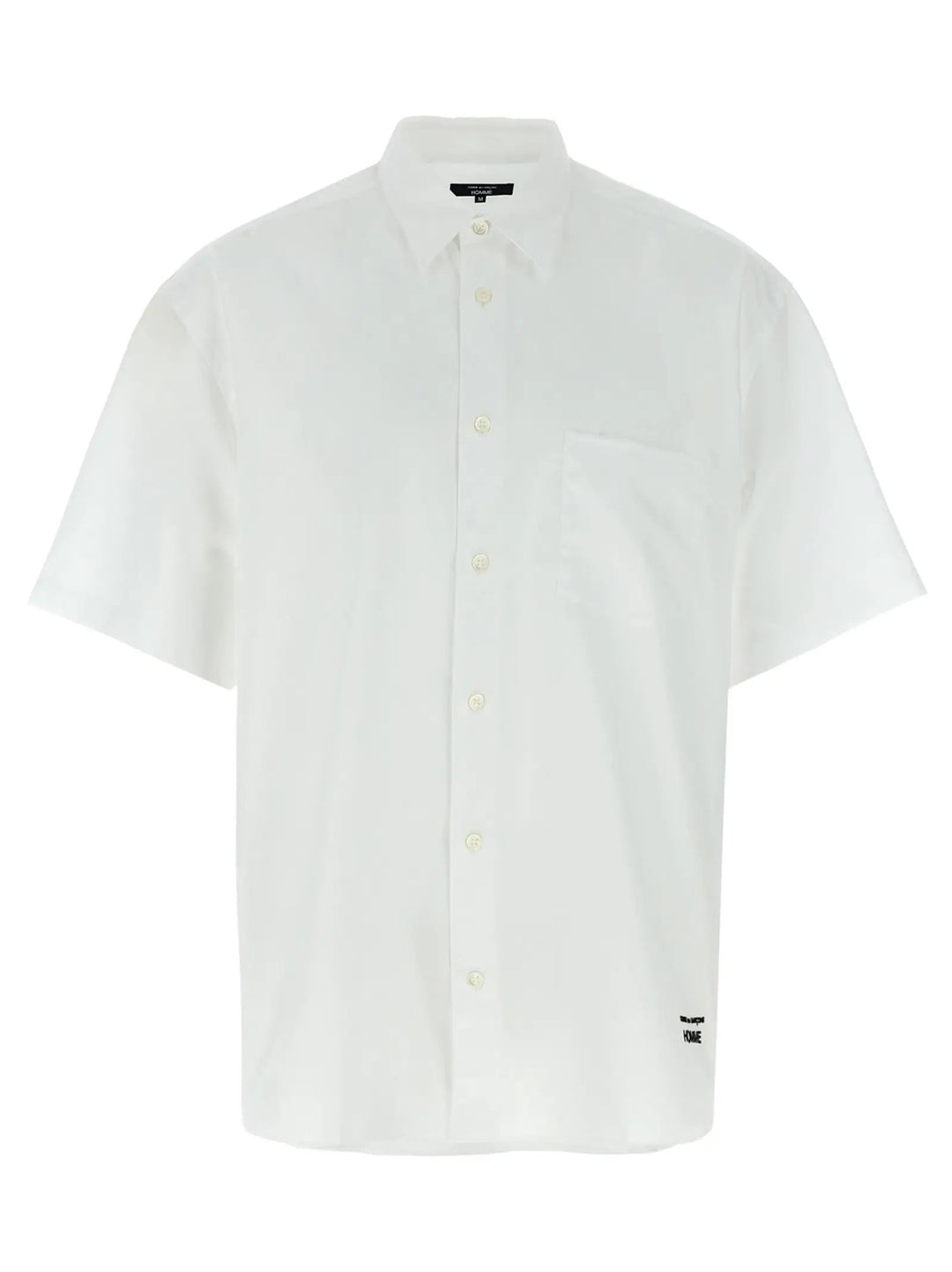 Comme Des Garçons White Cotton Blouse