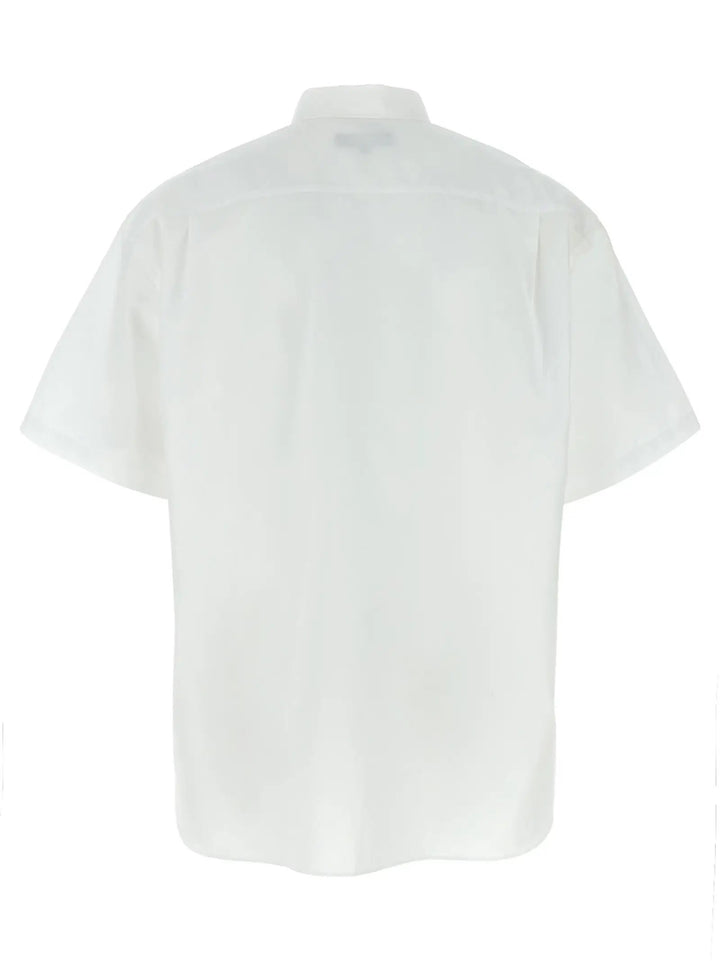 Comme Des Garçons White Cotton Blouse