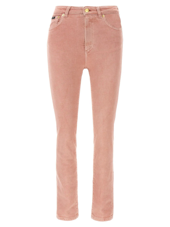 Dolce &amp; Gabbana Multicolor Cotton High-Waisted Jean