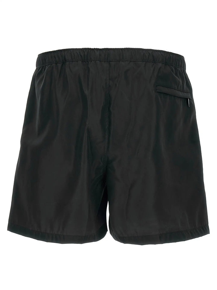 Valentino Garavani Black Polyamide Swim Shorts