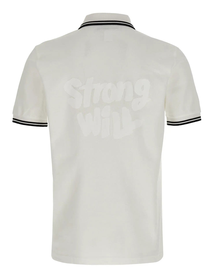 Comme Des Garçons White Cotton Polo Shirt