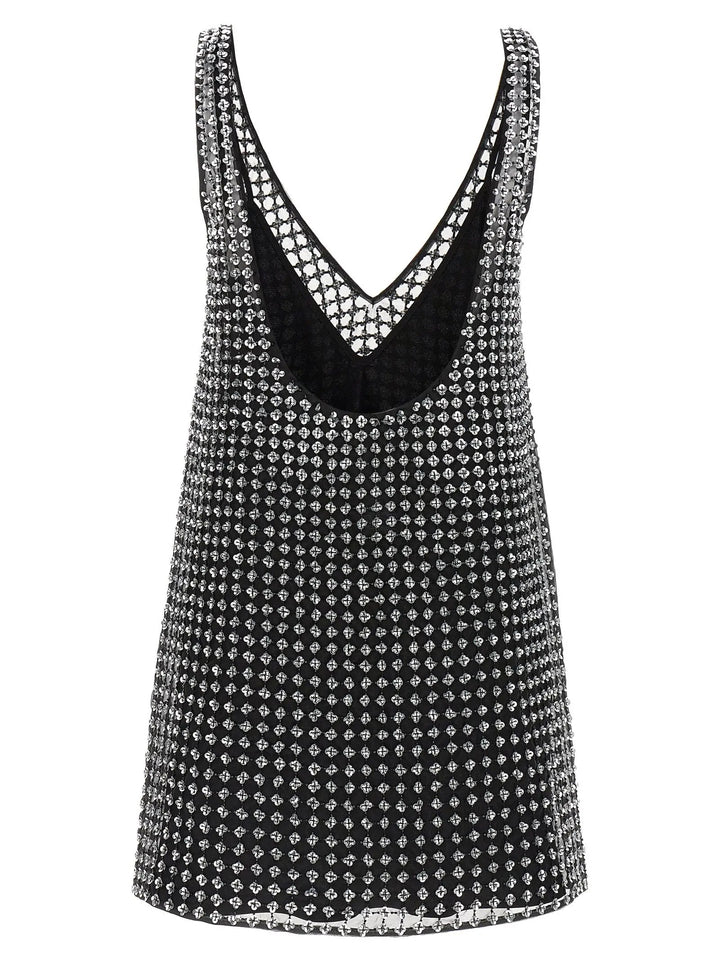 Max Mara Black Silk Short Dress