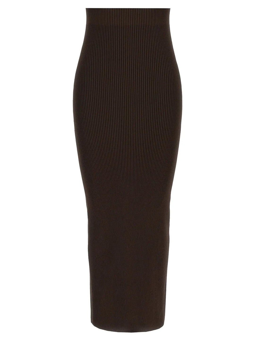 Max Mara Brown Viscose Mini Skirt