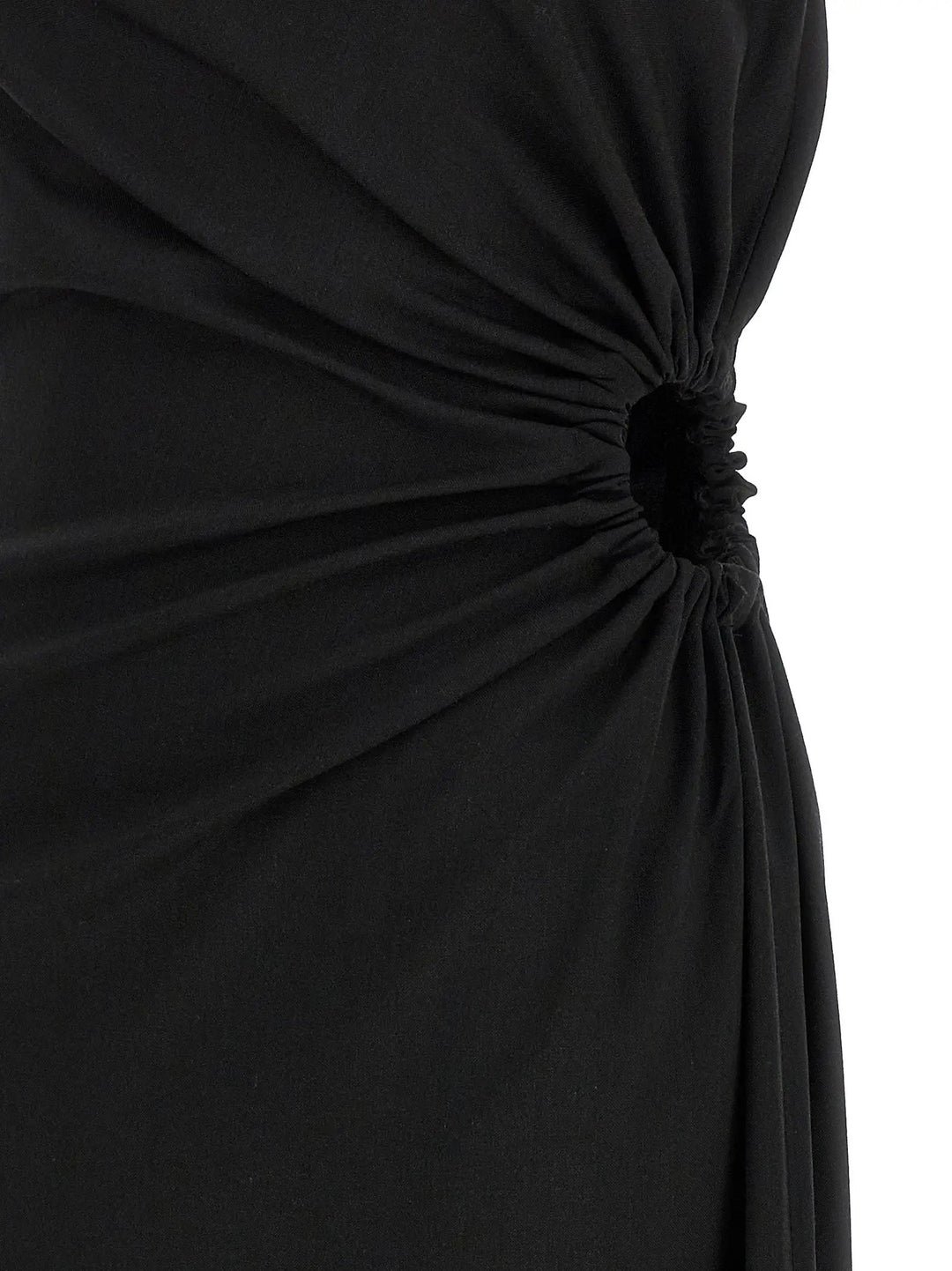 Max Mara Black Virgin Wool Long Dress