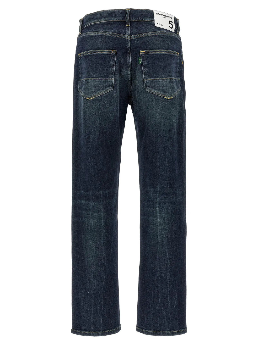 Department 5 Blue Cotton Straight-Leg Jeans