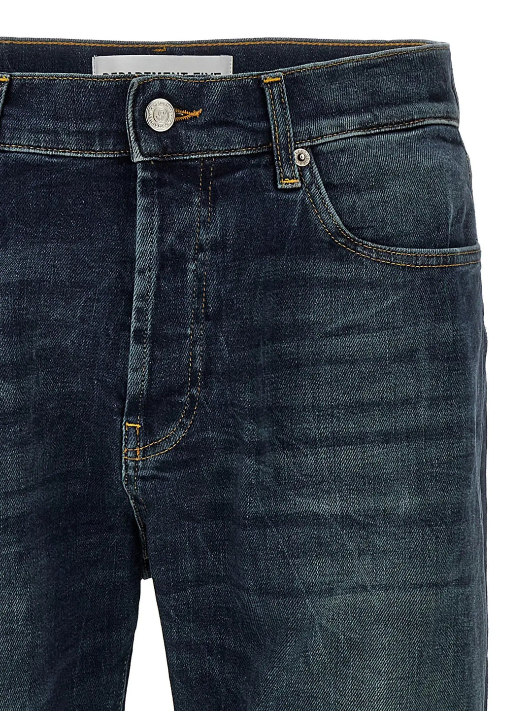 Department 5 Blue Cotton Straight-Leg Jeans