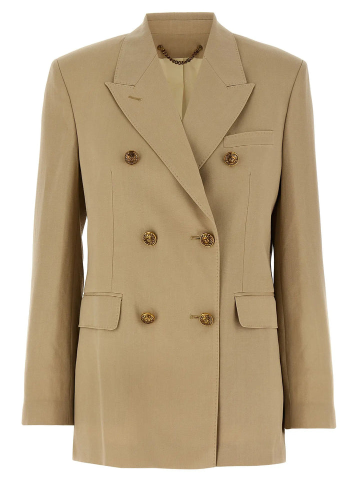 Golden Goose Beige Virgin Wool Blazer