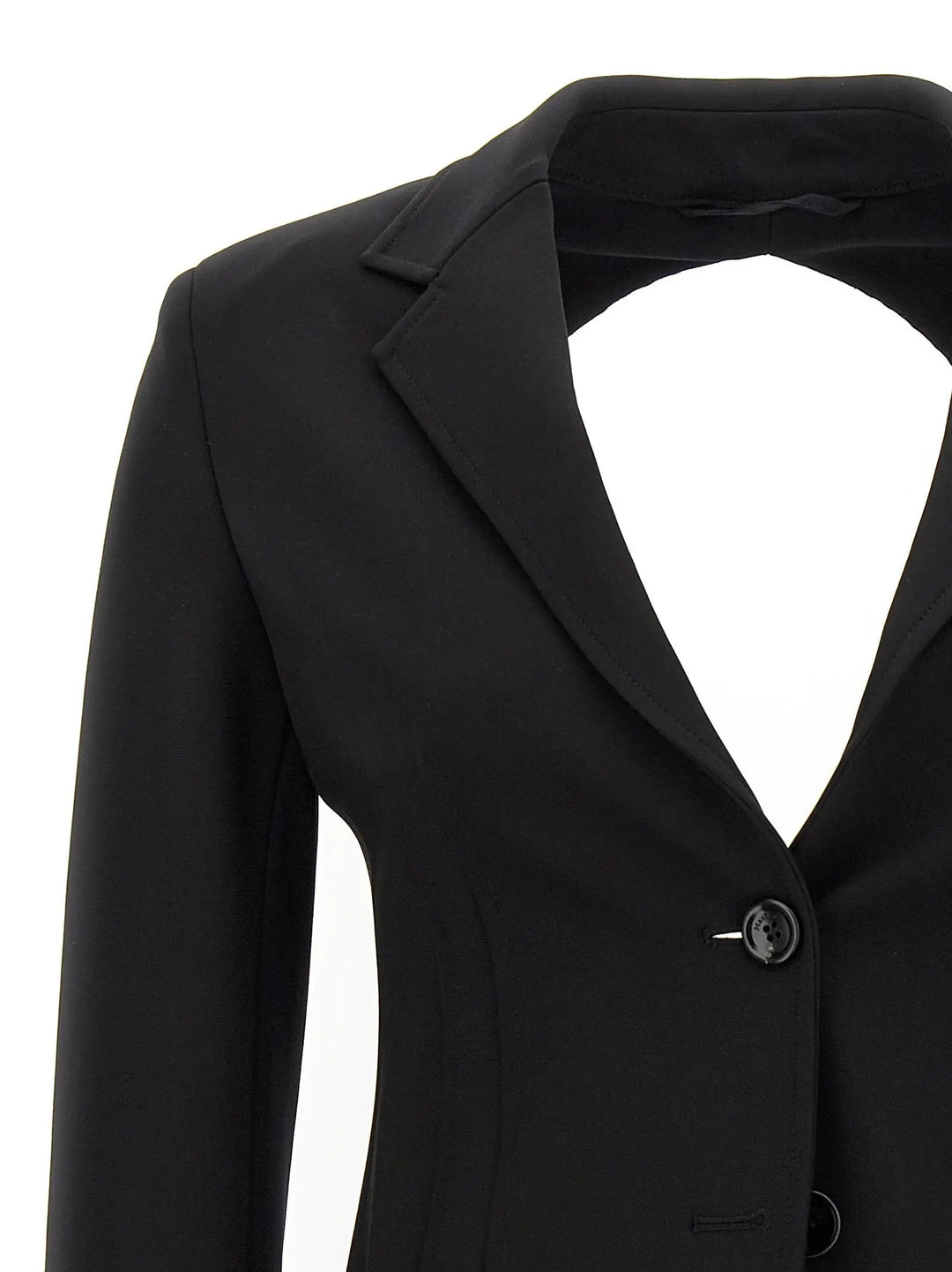 Max Mara Black Viscose Blazer