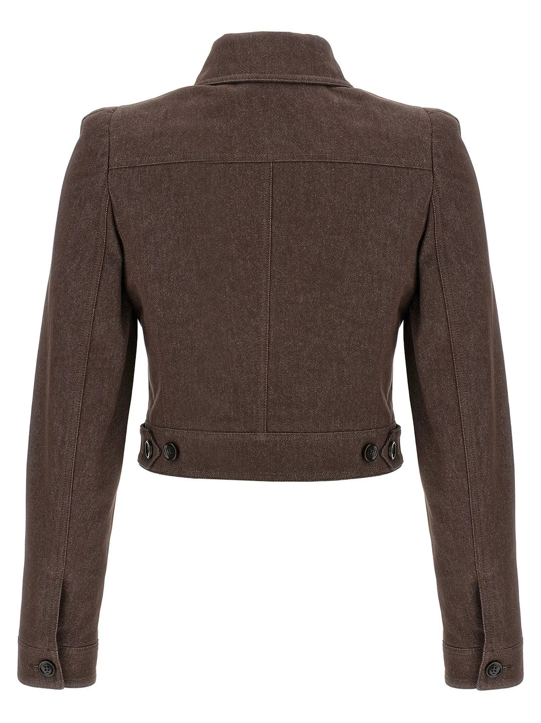 Max Mara Brown Cotton Blazer