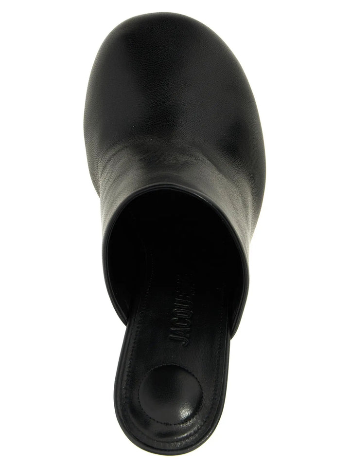 Jacquemus Black Lamb Leather High Heel Pumps