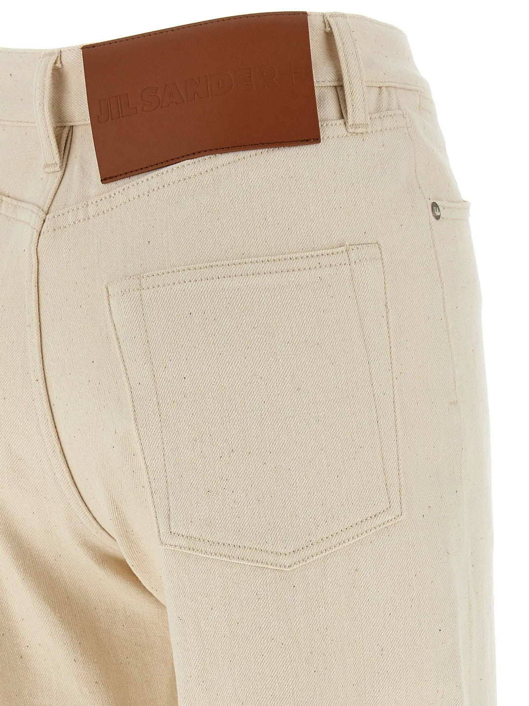 Jil Sander Beige Cotton Jeans Denim