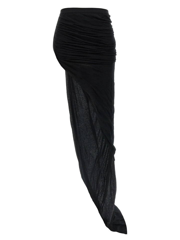 Rick Owens Sample Sale | Rick Owens Black Cotton Mini Skirt - | Designer outlet