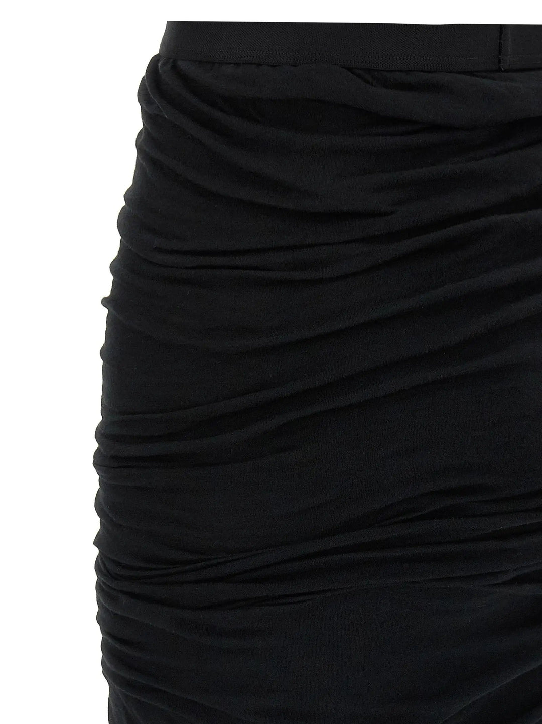 Rick Owens Sample Sale | Rick Owens Black Cotton Mini Skirt - | Designer outlet