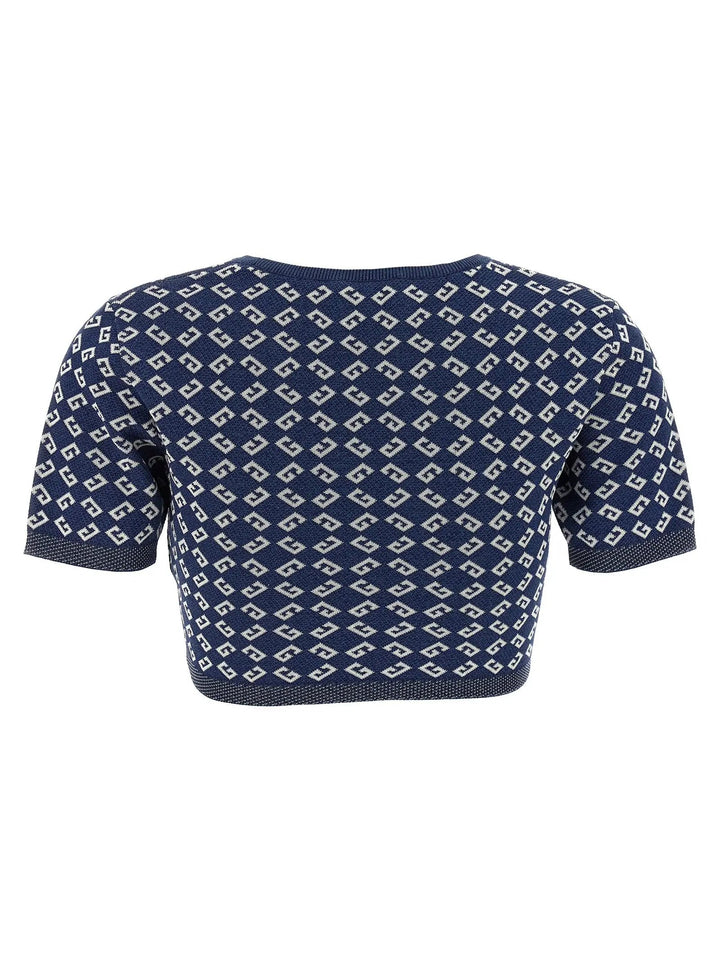 Givenchy Blue Viscose T-Shirt