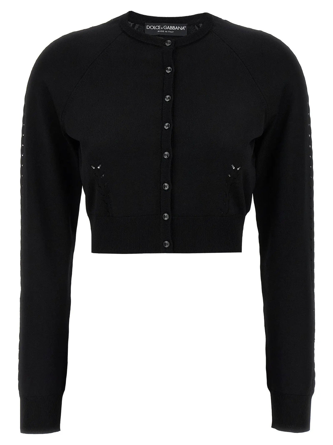 Dolce &amp; Gabbana Black Viscose Cardigan
